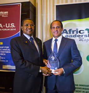 Nationwide Finance receives African leadership award from Tanzanian President Jakaya Kikwete.