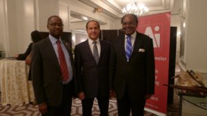 Nationwide's President with Zambian Central Bank Governor Hon.Michael Gondwe